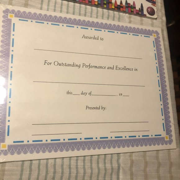 Award Print Papers, Smiley face letter head and Sticker Seals - Picture 3 of 5